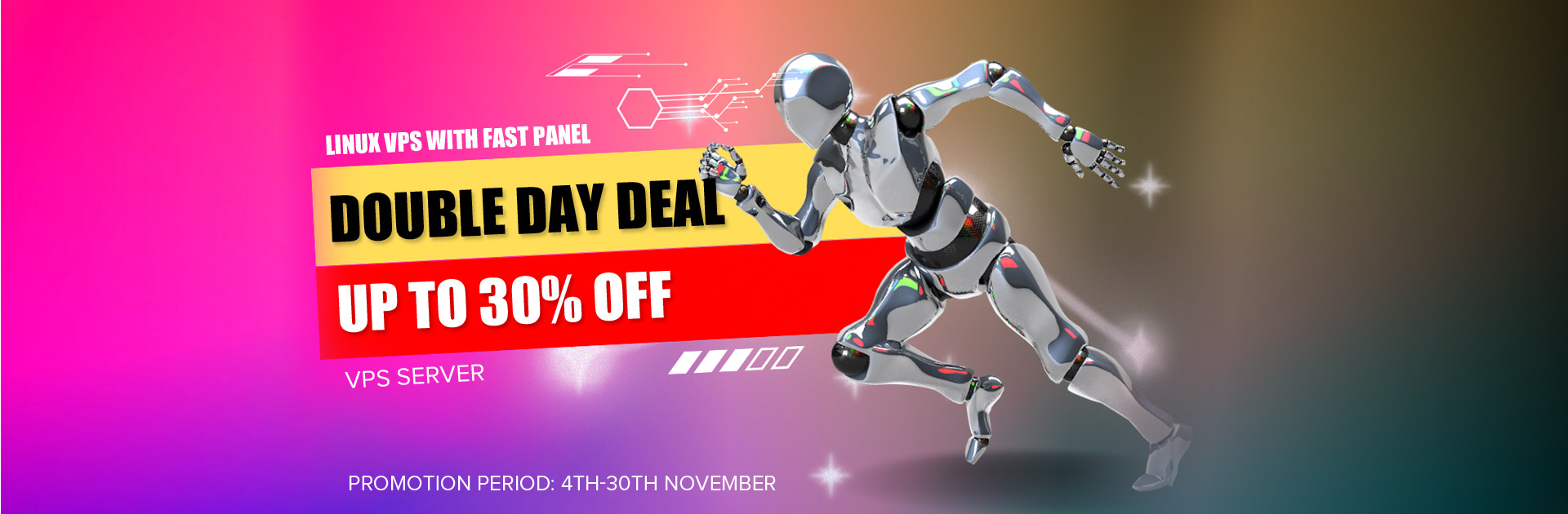 Double Day VPS Hosting Deals - Up to 30% off